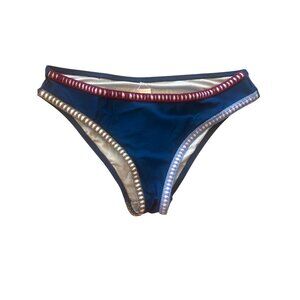 Women's CUPSHE Algerian Blue Cutout Hipster Crochet Edging Bikini Bottoms Size S